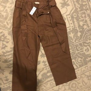 Brown LOFT wide leg pants
